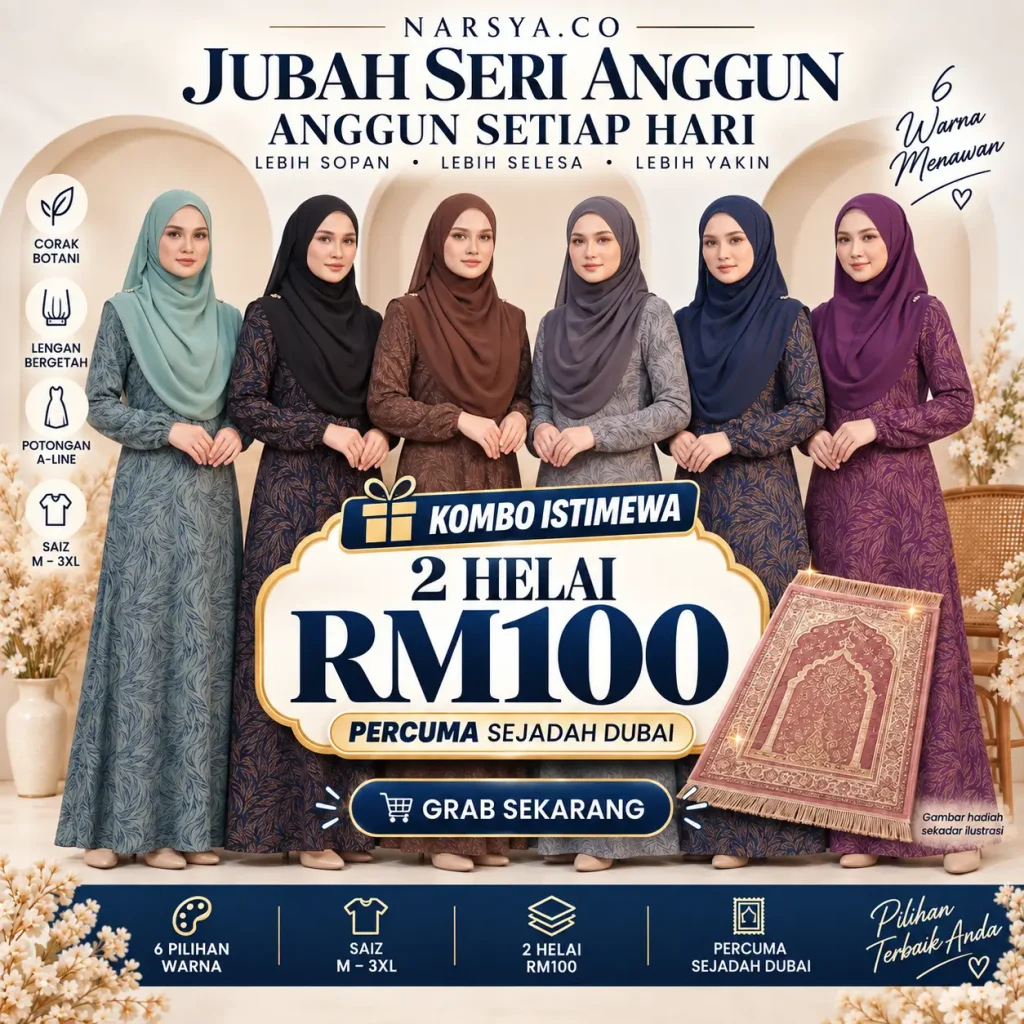 Jubah Seri Anggun - 2 Helai